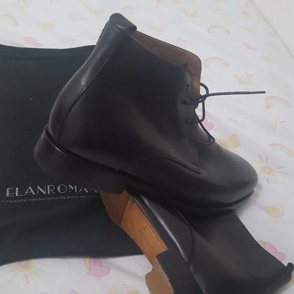 Elanroman men's boots size 42 or 9 . Handmade shoe - Picture 6 of 7
